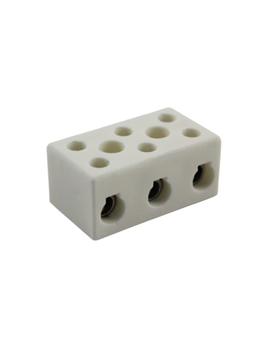 LIGADOR PORCELANA 3 Pólos 10mm2 E83 - E83