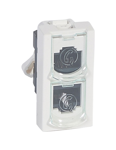 MOSAIC RJ45 DUPL. TEL/TEL UTP 076535 - 076535