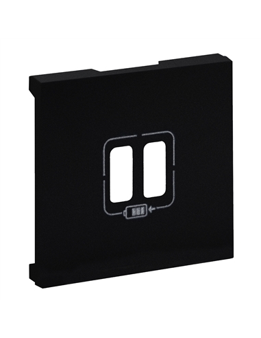 864524 NILOÉ-STEP CENTR. CARREG. 2X USB PRETO - LEG864524