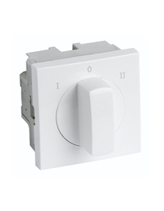 COMUTADOR ROTATIVO - 2 MÓDULOS BRANCO 45301SBR - 45301SBR