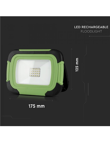 Projector Recarregável IP44 20W 4000K 1400LM V-TAC 20039 #3 - 89520039