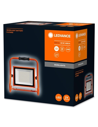 PROJECTOR LED TRABALHO 30W 2400Lm 4000K 120º IP44 LEDVANCE #1 - OSR576513