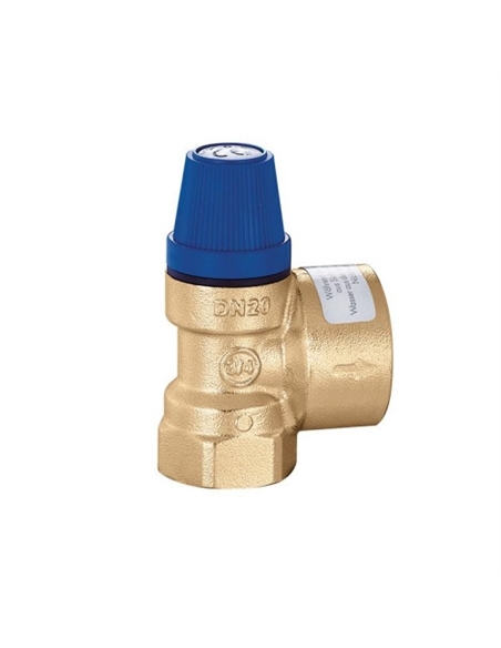 Válvula segurança 1/2" x 3/4" F/F 10Bar Caleffi 531410 - 845221011109