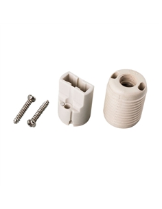 SUPORTE PORCELANA ROSCADO PARA LAMPADAS G9 C/ ENTRADA M10 - 500K540MN
