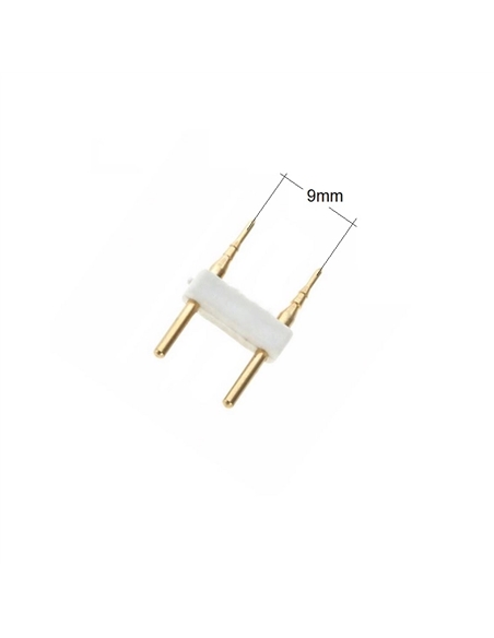 Conector Espigão 2 PIN Fita LED Monocor 230V 9mm - 892000001020