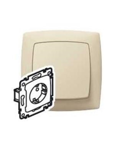 SUNO 2P+T SCHUKO SIMPLES CREME 774620 - 774620