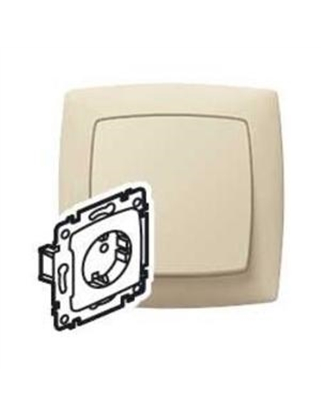SUNO 2P+T SCHUKO SIMPLES CREME 774620 - 774620