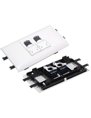 MOSAIC DLP65 2XRJ45 CAT6 UTP 078663 - 078663