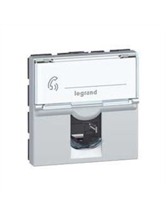 MOSAIC RJ45 CAT.6A UTP 2MD ALU 079474 - 079474
