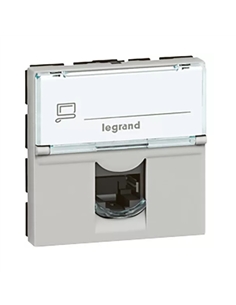 MOSAIC RJ45 CAT.6A STP 2MD ALU 079476 - 079476