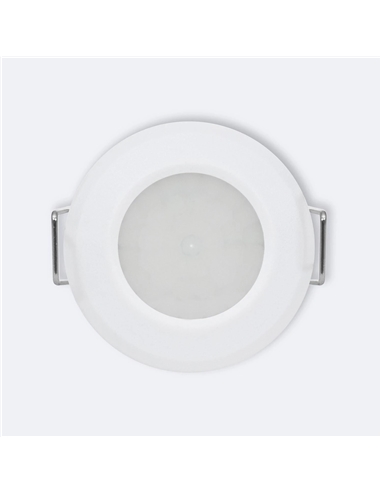 SENSOR MOVIMENTO PIR ENCASTRAR furo Ø40mm 360º BRANCO #1 - 892100265206808