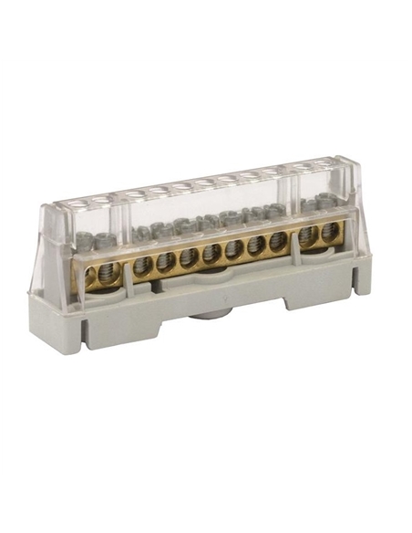 Barramento isolado parafuso CINZA 11x16mm2 Arnocanali 5011F - 500AC5011F