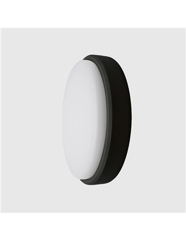 PLAFON LED REDONDO PRETO 23W 3CCT IP65 Maxled 37423 - 721.37423
