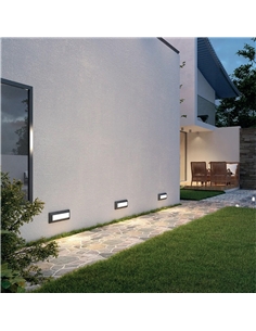 LED APLIQUE MURO DARK GREY 3W 3CCT P2301 Maxled 38048 - 721.38048 2