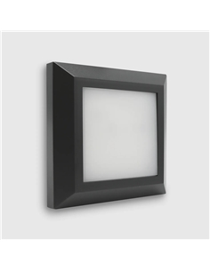 LED APLIQUE MURO DARK GREY 3W 3CCT P1251 Maxled 38123 - 721.38123