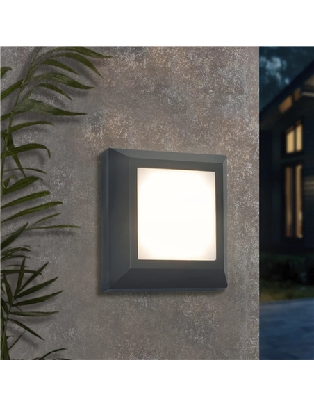 LED APLIQUE MURO DARK GREY 3W 3CCT P1251 Maxled 38123 #1 - 721.38123