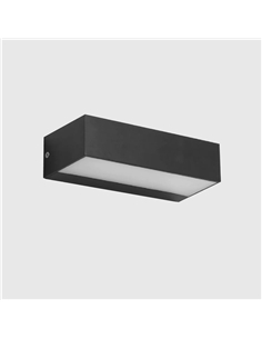 LED APLIQUE MURO DARK GREY 9W 3CCT PW1701 Maxled 38161 - 721.38161