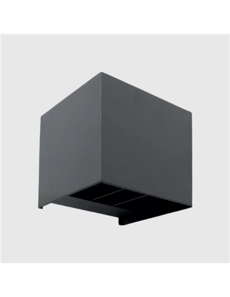 APLIQUE LED PAREDE CUBO AJUST. ANTR. 2X5W 3CCT Maxled 38598 - 721.38598
