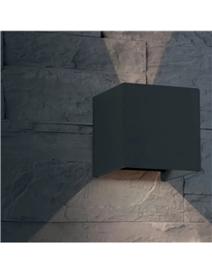 APLIQUE LED PAREDE CUBO AJUST. ANTR. 2X5W 3CCT Maxled 38598 - 721.38598 2