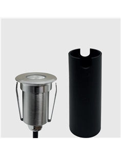 PROJETOR DE CHAO REDONDO 3W 2700K 12V IP67 Maxled 39168 - 721.39168