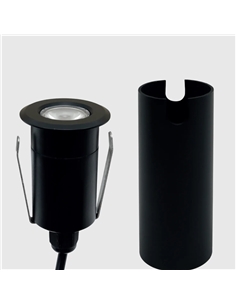 PROJETOR DE CHAO REDONDO 2W 2700K  IP67 Maxled 39199 - 721.39199