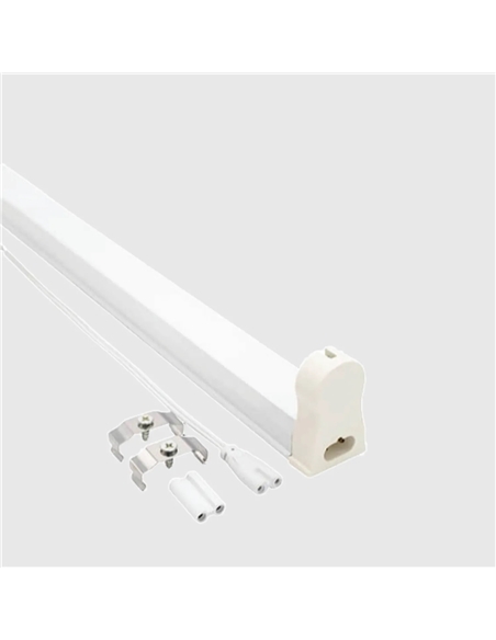 ARMADURA PARA TUBO LED T8 120CM LIGAÇAO 1 LADO Maxled 41130 - 721.41130