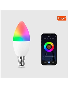 LED C37 SMART WI-FI TUYA CHIP 5W RGBC-CW 2700K-6500K - 721.27080