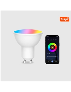 LED GU10 SMART WI-FI TUYA CHIP 5W RGBC-CW 2700K-6500K - 721.27097