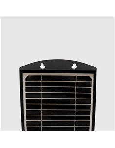 APLIQUE LED SOLAR 8W 4000K PRETO Maxled 30974 - 721.30974 2