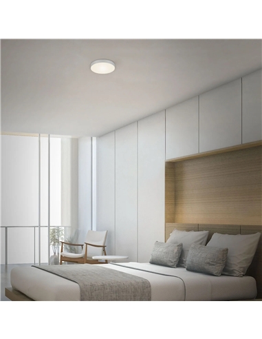 LED PAINEL SALIENTE REDONDO S/ARO 18W 4000K Maxled 19085 - 721.19085