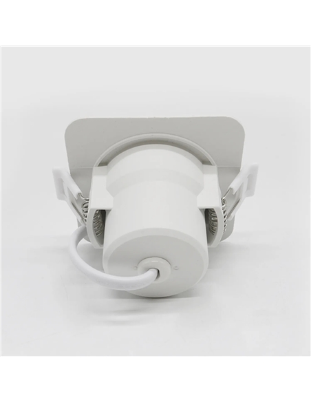SPOT LED QUADRADO BRANCO FIXO 8W 3000K Maxled 21149 #2 - 721.21149