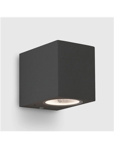 LED APLIQUE PAREDE PRETO IP54 GU10 1* JKF496-1 Maxled 23068 - 721.23068