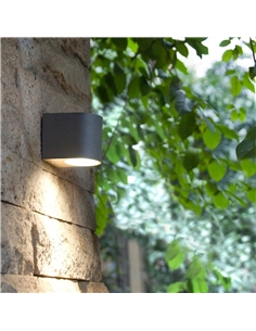 LED APLIQUE PAREDE PRETO IP54 GU10 1*JKF495-1 Maxled 23129 - 721.23129 2