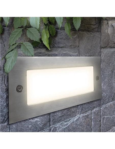 APLIQUE PAREDE RETANGULAR E27 D25/L Maxled 23259 #1 - 721.23259