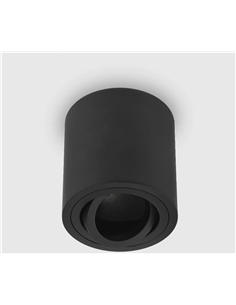 ARO GU10 TETO REDONDO SALIENTE PRETO Maxled 24744 - 721.24744