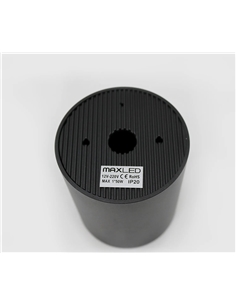 ARO GU10 TETO REDONDO SALIENTE PRETO Maxled 24744 - 721.24744 2