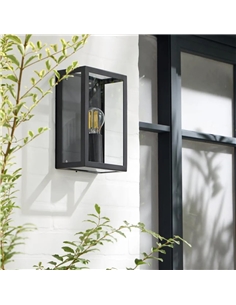 APLIQUE DE PAREDE B-S IP44 1*E27 GRAFITE Maxled 25116 - 721.25116 2