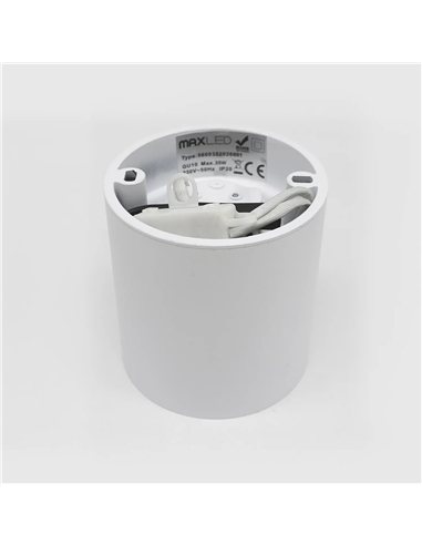 DOWNLIGHT RED. SAL. SDL04R 1*GU10 BRANCO+BRANCO Maxled 26595 #1 - 721.26595