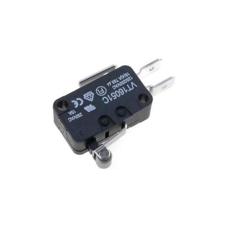 MICROSWITCH C/ PATILHA R12mm ROLAMENTO HIGHLY - VT16051C - 010-0105