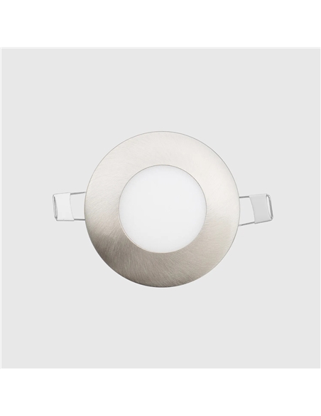 LED PAINEL REDONDO NIQUEL 5W 4000K Maxled 12024 - 721.12024