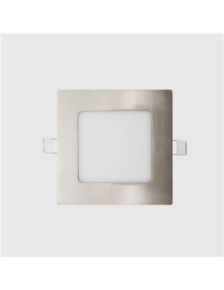 LED PAINEL QUADRADO NIQUEL 6W 4000K Maxled 12147 - 721.12147