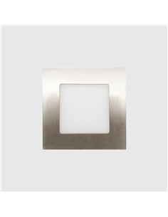 LED PAINEL QUADRADO NIQUEL 12W 3000K Maxled 15247 - 721.15247 2
