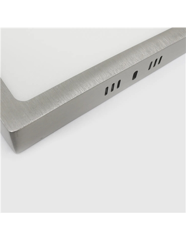 LED PAINEL SALIENTE QUADRADO NIQUEL 18W 4000K Maxled 16060 #2 - 721.16060