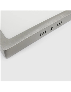 LED PAINEL SALIENTE QUADRADO NIQUEL 18W 6000K Maxled 16077 - 721.16077 2