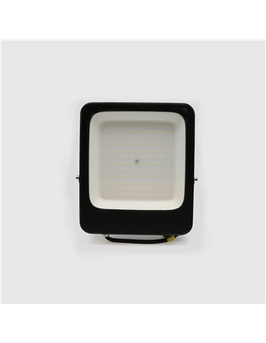 PROJETOR LED SLIM PRETO 20W 3000K Maxled 34958 - 721.34958