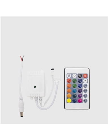 LED CONTROLADOR RGB INFRAVERMELHO DC12 72W Maxled A1010 - 721.A1010