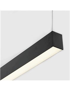 LINEA LED 120CM 40W PRETA 4000K Maxled A1209 - 721.A1209