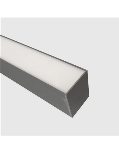 LINEA LED 120CM 40W CINZA 4000K Maxled A1210 #2 - 721.A1210