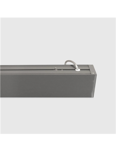 LINEA LED 120CM 40W CINZA 4000K Maxled A1210 #1 - 721.A1210