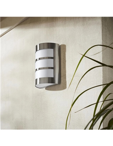 APLIQUE DE PAREDE IP44 B-S-2 1*E27 AÇO INOX  Maxled 28209 - 721.28209